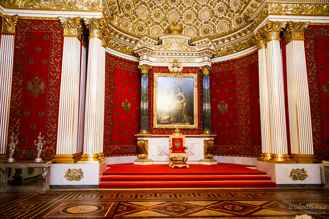 Some of the rooms of The Winter Palace, which forms part of the museum, were so extravagant and unexpected
