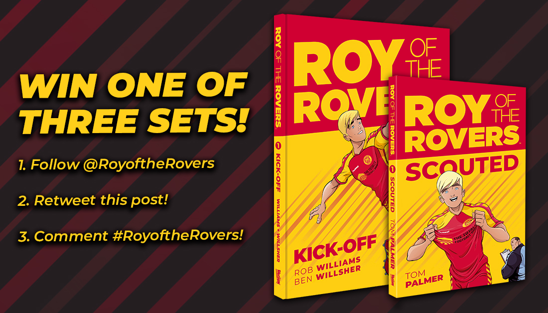 royoftherovers's tweet photo. To celebrate the announcement of #RoyoftheRovers Season Three, we're giving away three starter packs of books! π
To enter, simply:
1. Follow us!
2. Retweet this post!
3. Comment #RoyoftheRovers below!
Winners selected Friday! (Open to UK & ROI only) π€ https://t.co/Eqsi7tll0o