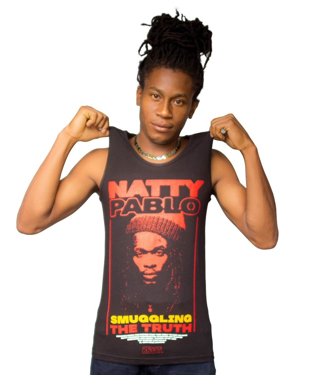 StreetSupplyCo's tweet photo. Fresh Supply of @JesseRoyal1 #NattyPablo #SmugglingTheTruth #tanktops & #tshirts for Lions & Empresses
Available https://t.co/53PvoFvCrU
Model: #ChefVita
Visuals: @wrayrasal
#JesseRoyal #brandJamaica #streetwear #Reggae #Reggaemusic #music https://t.co/XFGM5c1UiZ