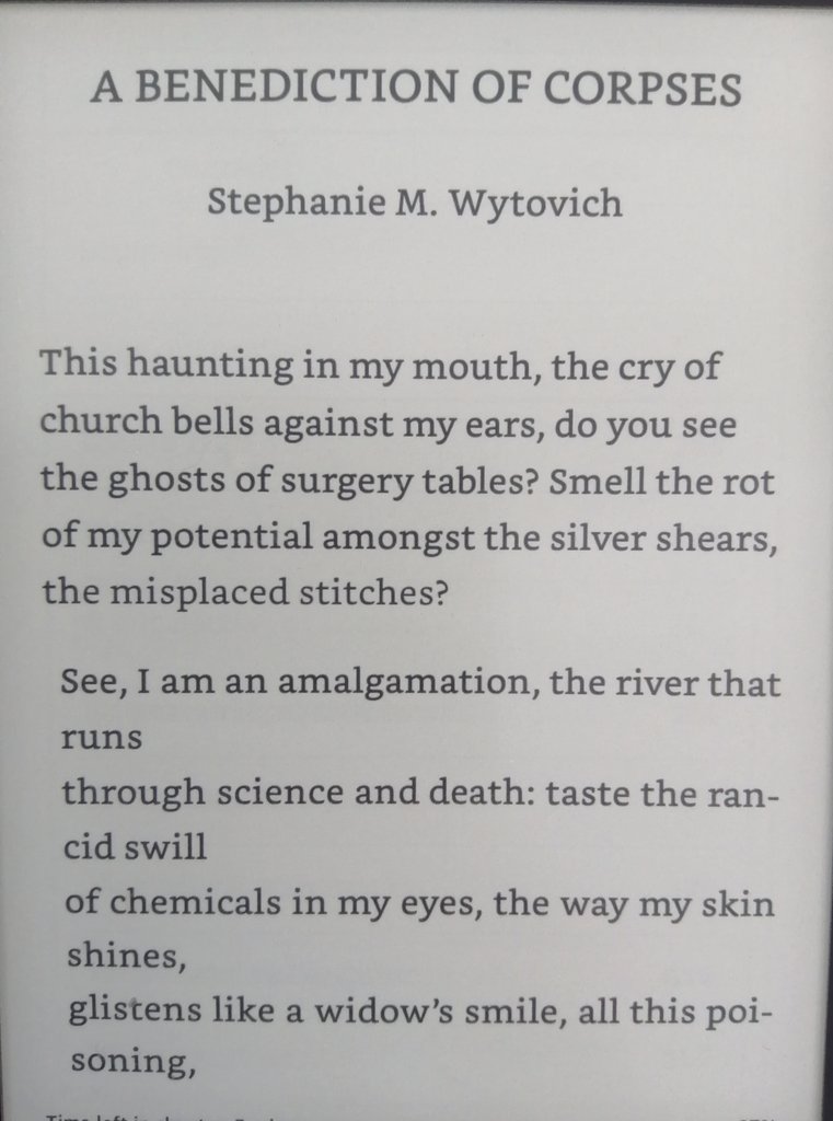 45. "A Benediction of Corpses" by  @SWytovich from MISCREATIONS: GODS, MONSTROSITIES, & OTHER HORRORS