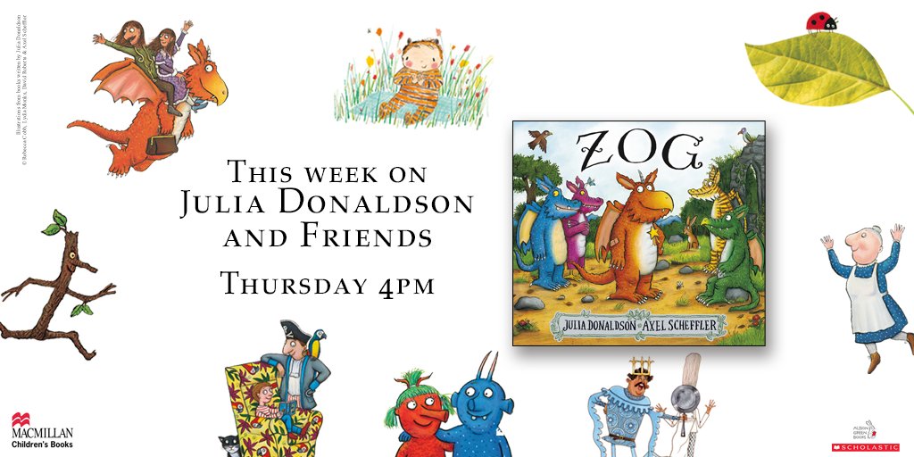 scholasticuk's tweet photo. Take a trip to Madam Dragon’s school this week on ‘Julia Donaldson &amp; Friends'! See Julia read the story and illustrator Axel Scheffler draw some of the beloved characters!

Watch live 4PM Thursday: https://t.co/EaqW2k8zll
Or catch up on ALL broadcasts: https://t.co/mjBbrn5vlm https://t.co/iFn7s5GNKG