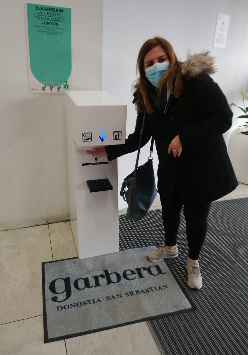 SoludSpain's tweet photo. #Garbera confía en #Solud para la #Desinfección y #Protección de sus clientes 👍🏽

+10.000 dosificaciones 🤲🏽 en un solo #Dispensador de #GelHidroalcohólico 

Más info en https://t.co/iZYIXE52QI

#Salud #CentroComercial #Donostia #Covid19 #GrandesSuperficies #Hipermercados #Cines https://t.co/CtxiLCH5X7