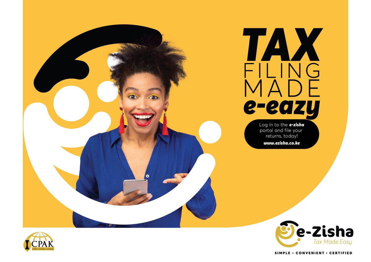 Why let a quack handle your taxes when we’ve got professionals to sort you out?

Through our e-zisha portal, you can simply and conveniently get a certified public accountant to file your taxes to KRA.

Maisha ni hustle free. 
Log in today: ezisha.co.ke

#EzishaNaICPAK