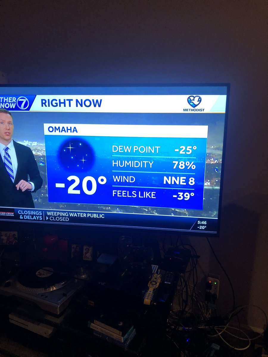 ChristiClcloyd's tweet photo. Our son Alex Cloyd has been at college in North Dakota for the past 4 years. For the first time (probably ever) Omaha is COLDER than Grand Forks and Fargo!  
Now I get it Alex ...when you would say “Like it hurts to breathe when you go outside” 
❤️ to my friends in North Dakota https://t.co/ltZfU7WFqQ