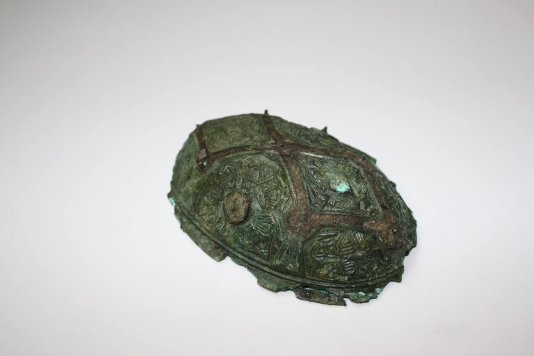 Or Wick of Aith on  #Fetlar,  #Shetland. Locals had believed the site was the resting place of a giant, buried with money above his head.Here, an 'inexpert' dig meant that the opportunity to learn more about the boat was lost, but a beautiful tortoise  #brooch was discovered.