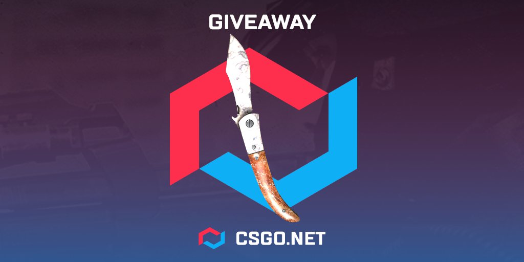 CSGOnet_case's tweet image. Hey guys! New #GIVEAWAY from bit.ly/CSGO-net 🥳
1 skin:
★ Navaja Knife | Stained (MW) 🔪

- Follow us
- Like and RT this post
- (Opt.) Tag 3 friends

▶️Ends Feb 22, 2021! Winner should DM within 10 days. Skin will be sent within 10 days
#mycsgo #csgonet #csgo #knife