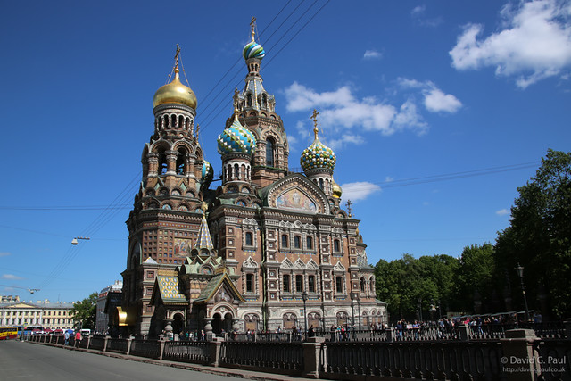 The Saviour of the Spilled Blood church was quite cool too, with spires that are reminiscent of the famous Cathedral of Vasily the Blessed