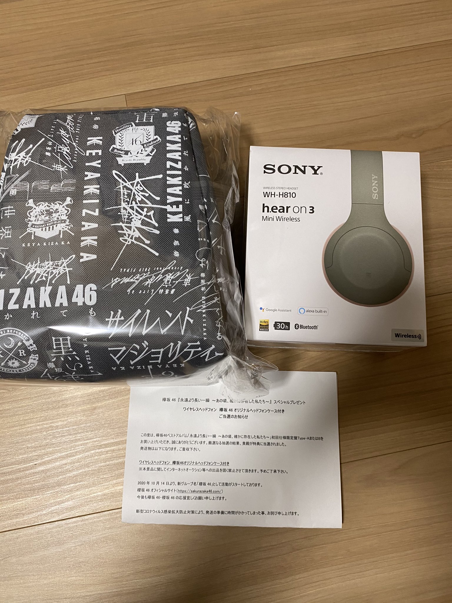 欅坂46 オリジナルヘッドフォンケース　当選者46名　激レア品 欅坂46 オリジナルヘッドフォンケース 当選者46名 激レア品 Amazon.co.jp: