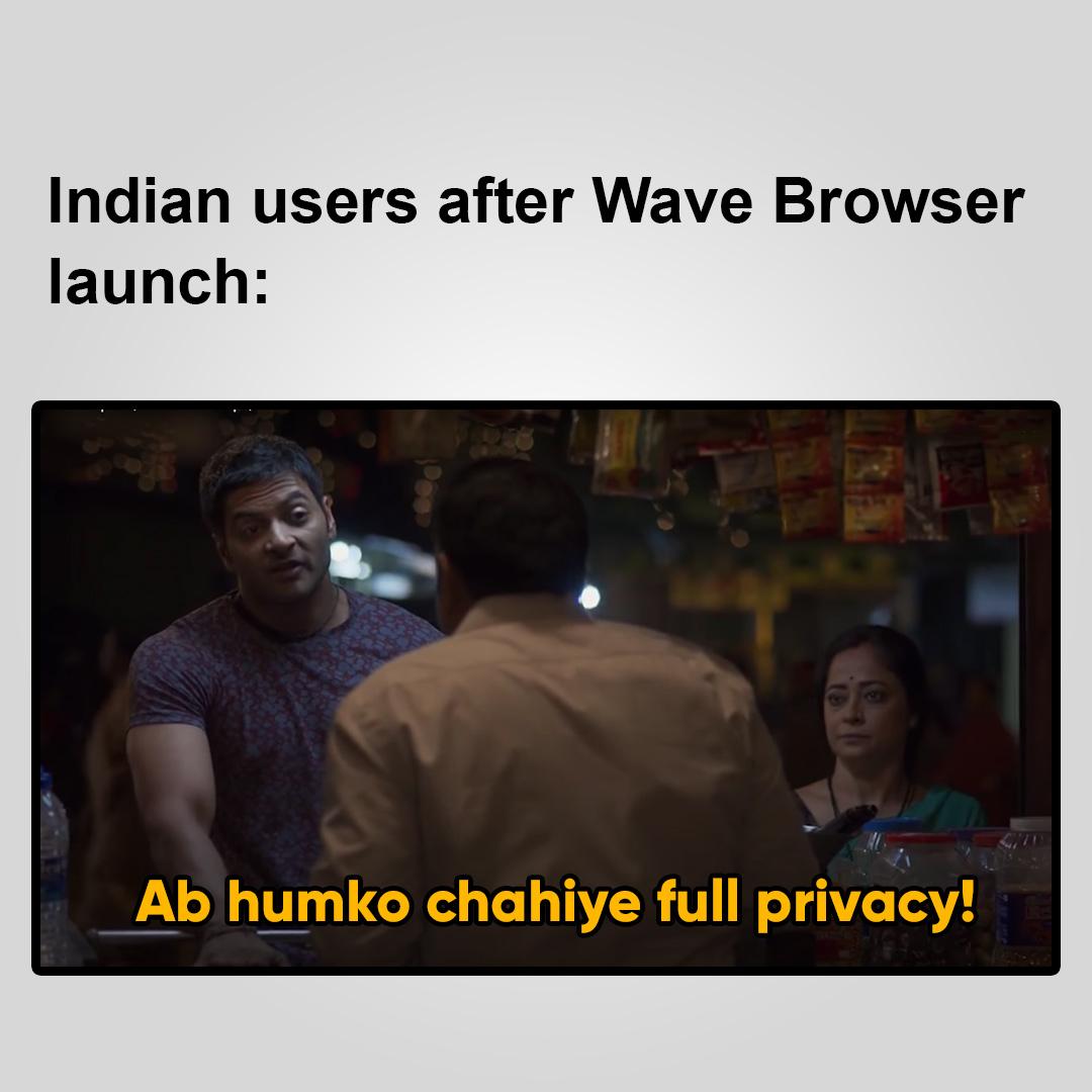 itsmeRaffu's tweet photo. Check out the world's safest browser in india with @WaveAppIndia
#WaveAppForPrivacy https://t.co/5w4fmdB41f