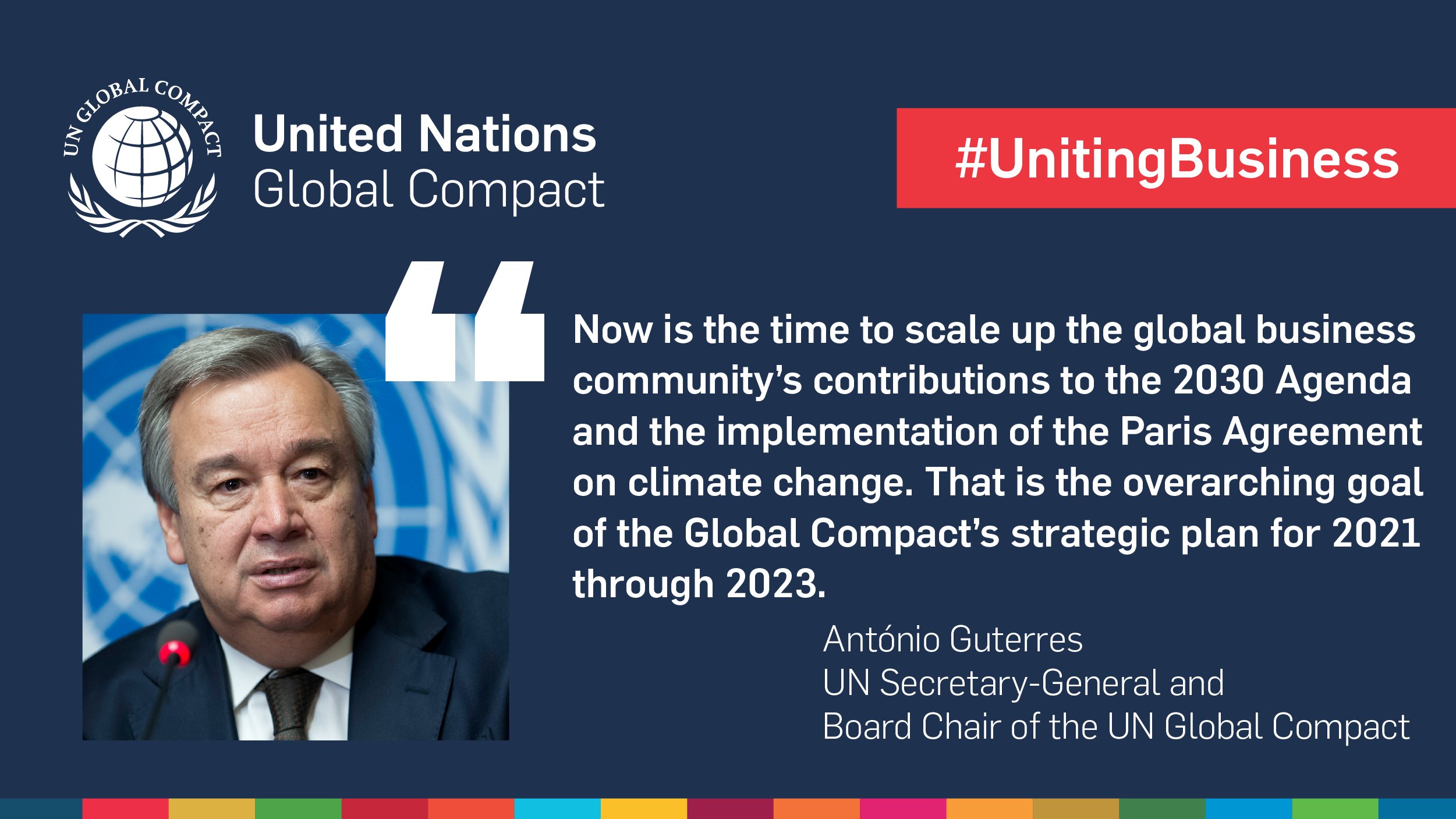 تويتر Un Global Compact على تويتر Now Is The Time To Scale Up The Global Business Community S Contributions To The 30 Agenda Un Sg Antonioguterres On The New Un Global