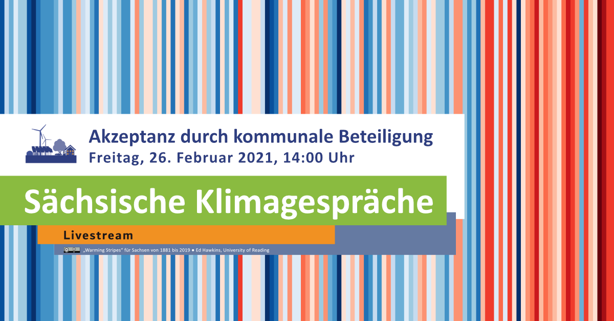 VEESachsen's tweet image. #Sächsische #Klimagespräche, nächste Runde am Freitag, den 26. Februar 2021, 14:00 Uhr. Thema: #Akzeptanz durch #kommunale #Beteiligung. 

#EEG2021 #Klimawandel #Klimaschutz #ErneuerbareEnergien #Windkraft

❗ vee-sachsen.de/artikel/akzept…