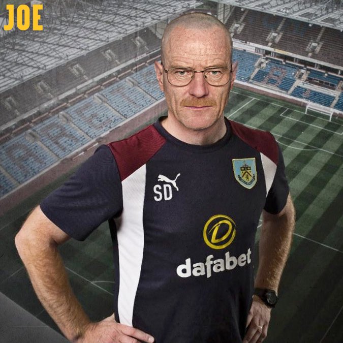 ...and Bryan Cranston is Sean Dyche