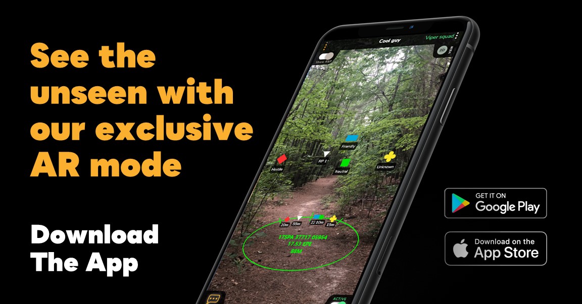 StrikeRing_App's tweet photo. Want a strategic advantage?  Patented technology created for our military is available.  Real-time PLI, 2D mapping, #AR, internal comms, mission planning, share points &amp; routes and more.  See the Unseen with #StrikeRing.  Download now from Apple &amp; Google Play Stores today. https://t.co/OPD8YreJx4
