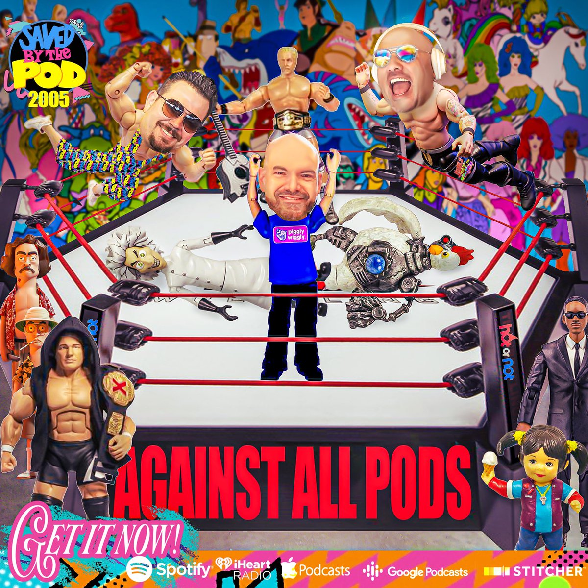savedbtpod's tweet photo. NOW AVAIL! DOWNLOAD & SUBSCRIBE!
#GreenDay walks a lonely road to a”T”...
The #PTC blows their “N”...
And the #NYPD shows us their “A.”
#Dusty is📚, #Jarrett has no🎸, and #AJ...well, he’s PHENOM!
Its time for #February2005 #TNA AGAINST ALL ODDS on #SBTP!
(📸:@JDHoop702) https://t.co/PBWTW7dP0O