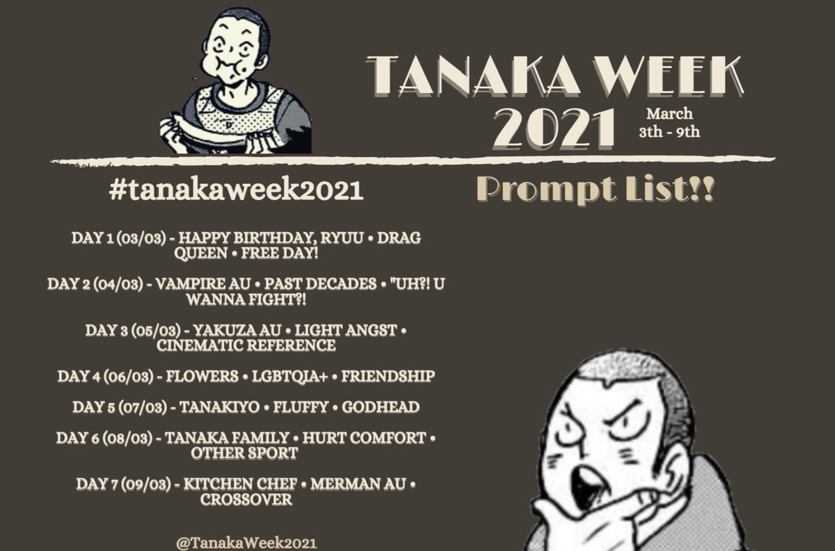 Tanaka Week 21 Mar 3th 9th Tanakaweek21 Twitter