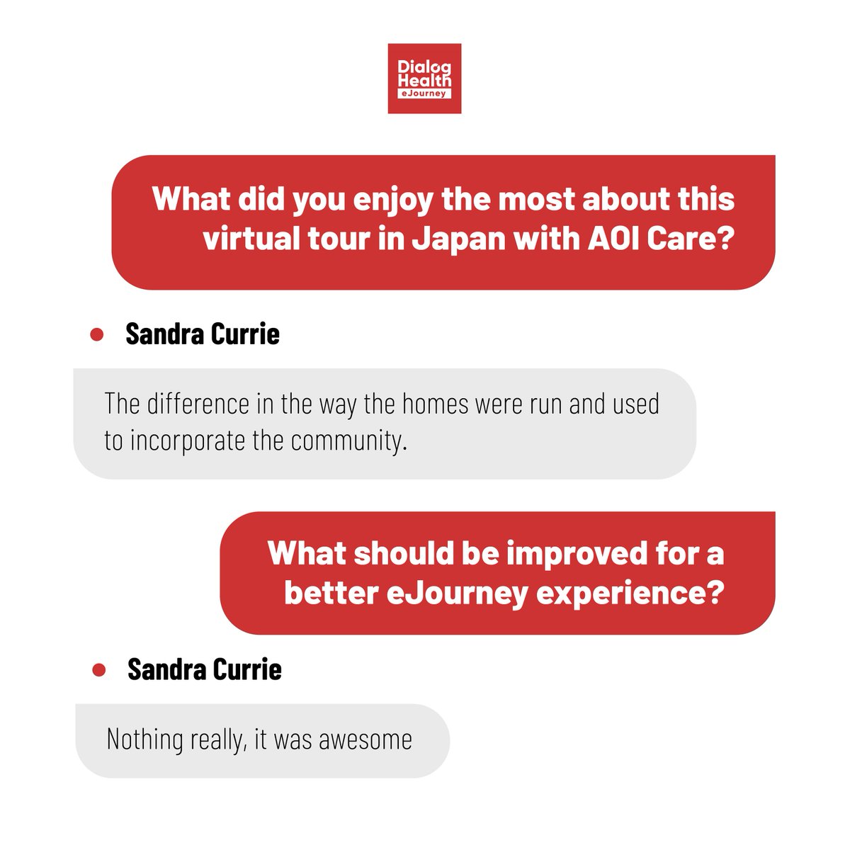 Here is Sandra Currie's thoughts on AOI Care. We have noticed that the intergenerational approach of this care home and day care center has impressed many of our clients! What do you think about it? 

To participate to this eJourney: buff.ly/3my5JMm