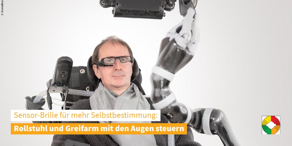 REHACARE's tweet photo. Arme und Beine durch die Augen ersetzen? Mit #MyEcc Pupil geht das. Sensoren in der Brille erfassen die Bewegung der Augen, sodass sich so ein Elektrorollstuhl oder Greifarm steuern lässt. Mehr über die Brille erfahrt ihr unter: https://t.co/iQBWZMfpQA
Foto: HomeBraceGermany UG https://t.co/nkRGUfDgHW