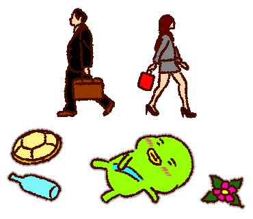 人の振り見て我が振り直せのtwitterイラスト検索結果