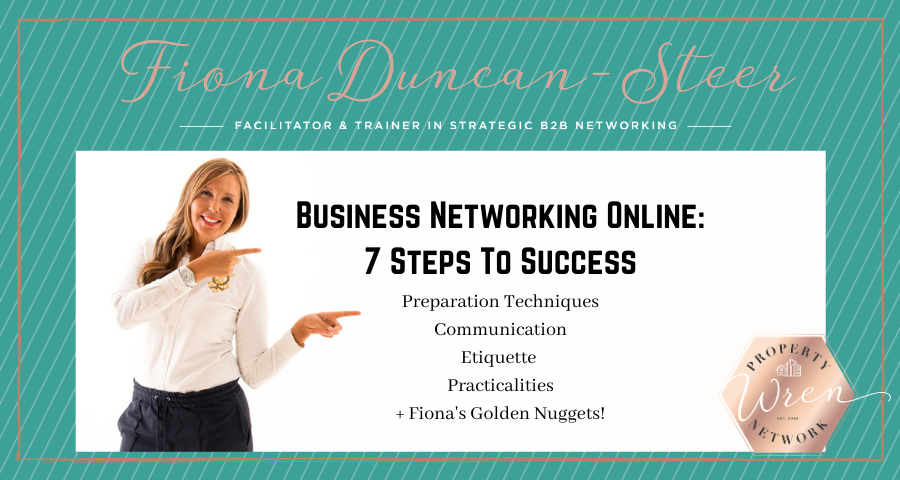 Our first event of 2021! Business Networking Online: 7 Steps To Success-Wednesday 10th March, 12pm-1pm-Live &amp; Online Via Zoom-A valuable hour of discussion about all things networking with <a href="/RSViP_/">RSViP (Fiona Duncan-Steer)</a>  Book your place here - lnkd.in/dSwcp2C #onlinenetworking