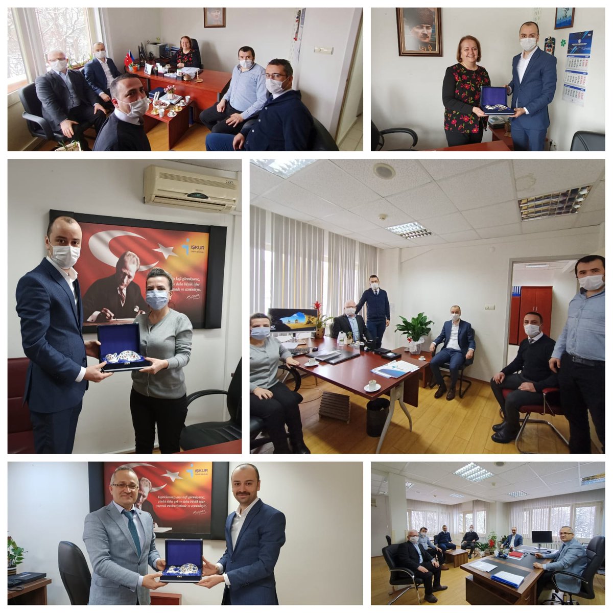 Ankara Çalışma ve İş Kurumu İl Müdürlüğü Çankaya Hizmet Merkezi şube müdürlürlerimizi Ankara 10 Nolu Şube Yönetim Kurulu Üyelerimiz ve iş yeri temsilcilerimizle ziyaret ettik.  
Sube müdürlerimize bizlere göstermiş oldukları yakın ilgi ve alakalarından dolayı teşekkür ediyoruz.