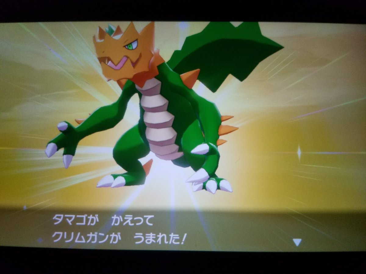 ポケモン剣盾 クリムガン 色違い