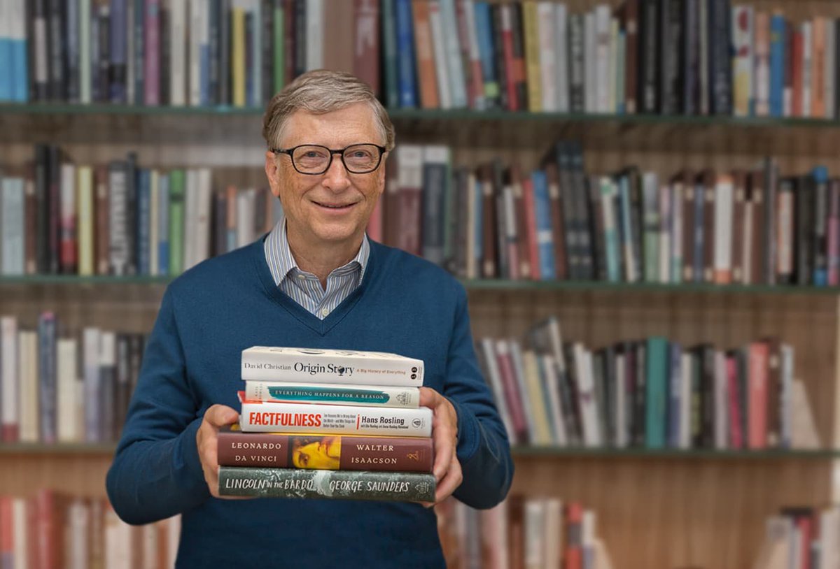 the reading habits of successful people — Bill Gatesgimana sih kebiasaan membacanya orang-orang terkenal? seberapa besar sih dampak membaca buat mereka?karena penasaran, aku memutuskan untuk bikin series tentang kebiasaan membaca orang2 sukses, dimulai dari Bill Gates. enjoy!