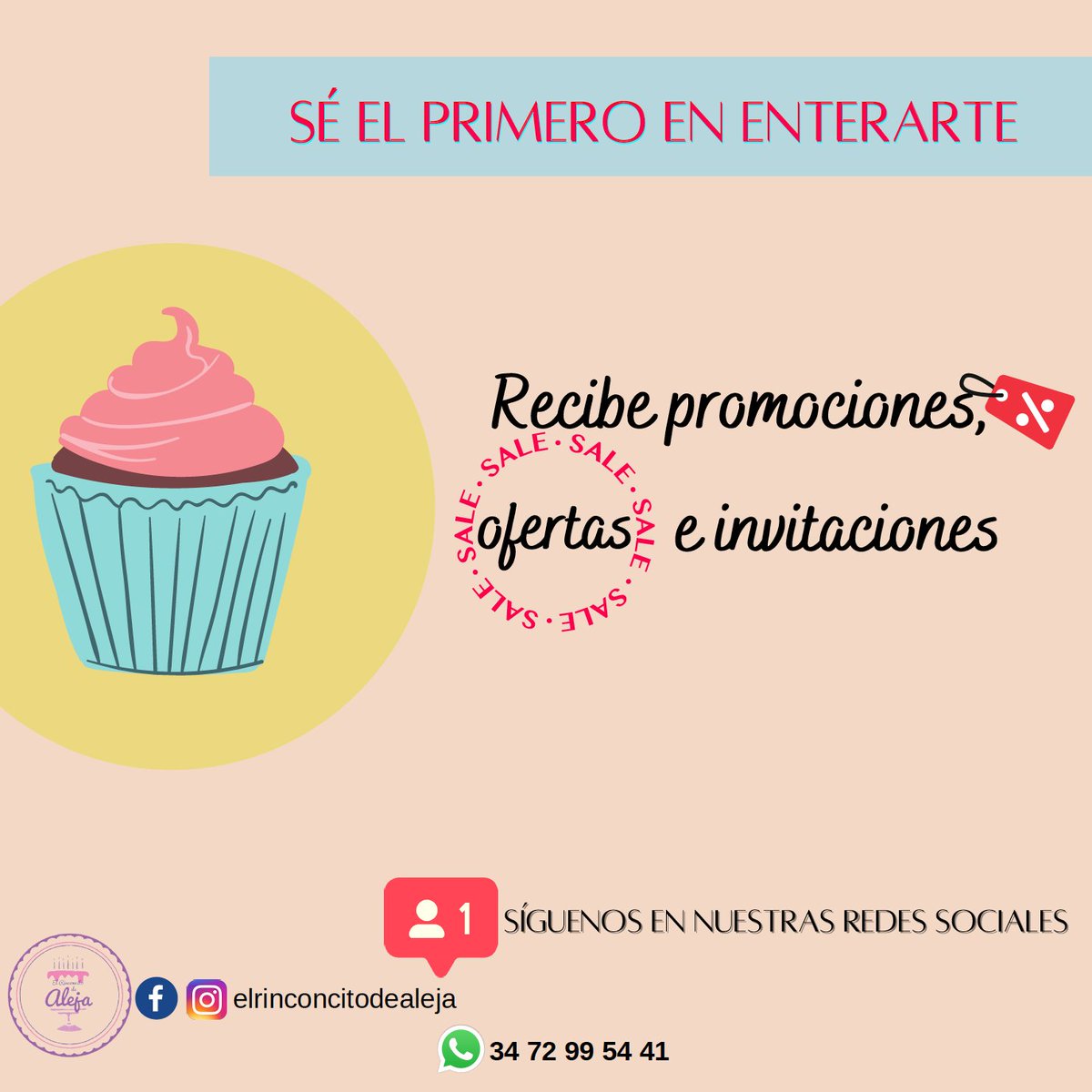 AlbaStudioMedia's tweet photo. Así como El Rinconcito de Aleja, tú también puedes obtener contenido para tus redes.
Cotiza ahora DM 🙂
#Ofertas #Invitaciones #comerciolocal #pasteles #postres #mexicanosennewyork #dreamers #AlbaStudio https://t.co/mO06fd44cj