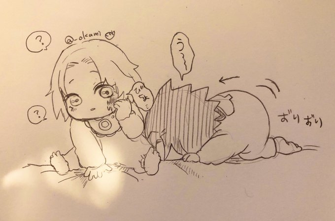 まめ鹿さんのコメントみて描いた…
ほっぺべっちゃり?ちゃん
#サスサク 