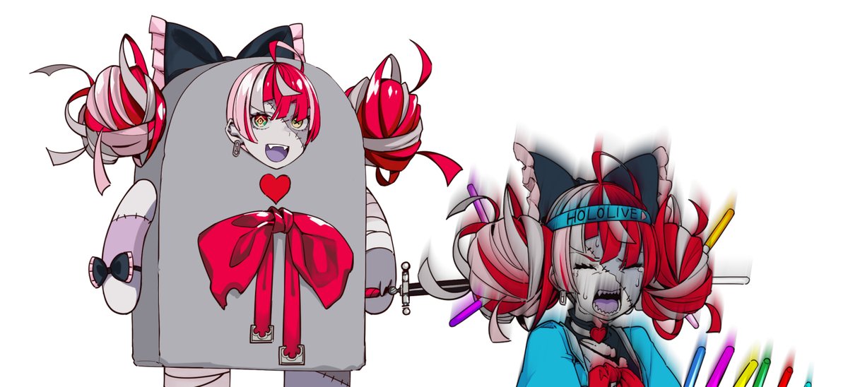 天秤頭のイラスト