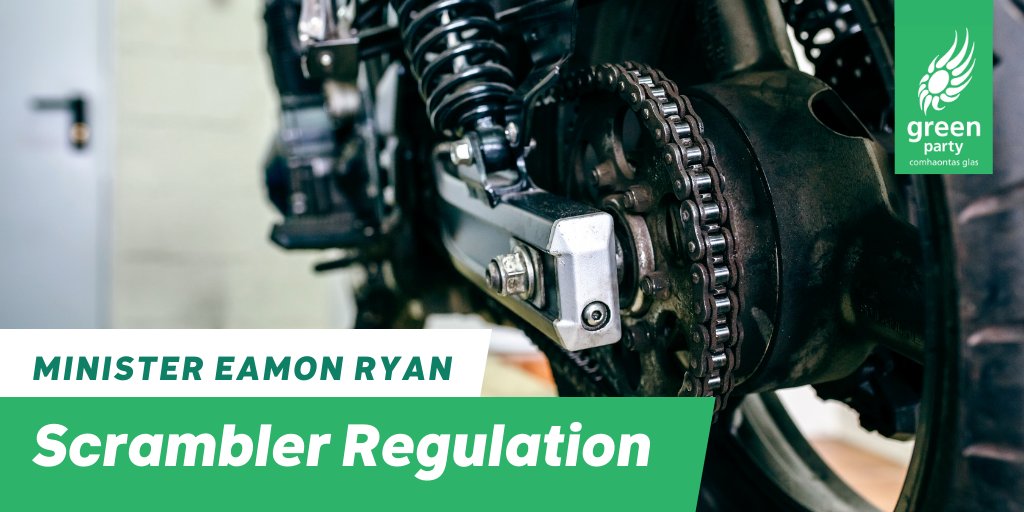 EamonRyan's tweet photo. We are closing the scrambler loophole. 

Gardaí will have sufficient powers to seize scramblers and quad bikes so local authorities can ensure green spaces are safe and accessible to all.

➡️https://t.co/KQTybwZlIF https://t.co/qZ0tJovHab