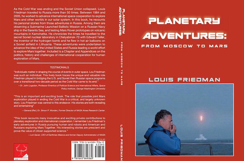 The full astonishing story of the Soviet space program has now been told by the very meticulous and superb writer  @historyasif and Lou Friedman – for whom I worked and also made tea in 1982 – has written a splendid book about what happened as the Iron Curtain fell