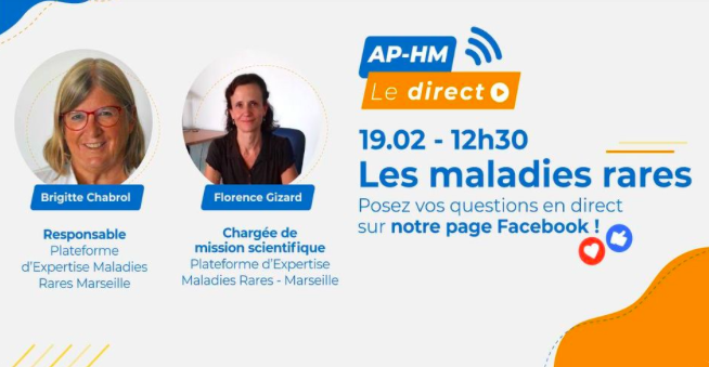 #YesWeName #RareDiseaseDay2021
Cet événement organisé par l'<a href="/aphm_actu/">AP-HM - Hôpitaux Universitaires de Marseille</a>  dans le cadre de la journée mondiale des maladies rares aura lieu ce vendredi dès 12h30.

facebook.com/events/9855960…