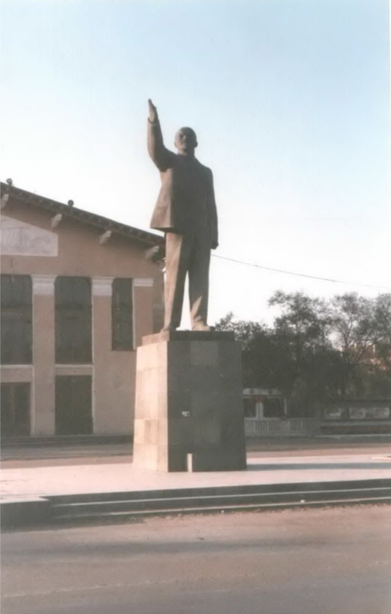I also did get to Baikonur in 1994 which was one of the most surreal experiences I have ever had - they hadn't pulled down the statue of Lenin in (here's a clue) Leninsk - did they not get the memo that the USSR didn't exist an more? And why is Lenin always hailing a taxi?