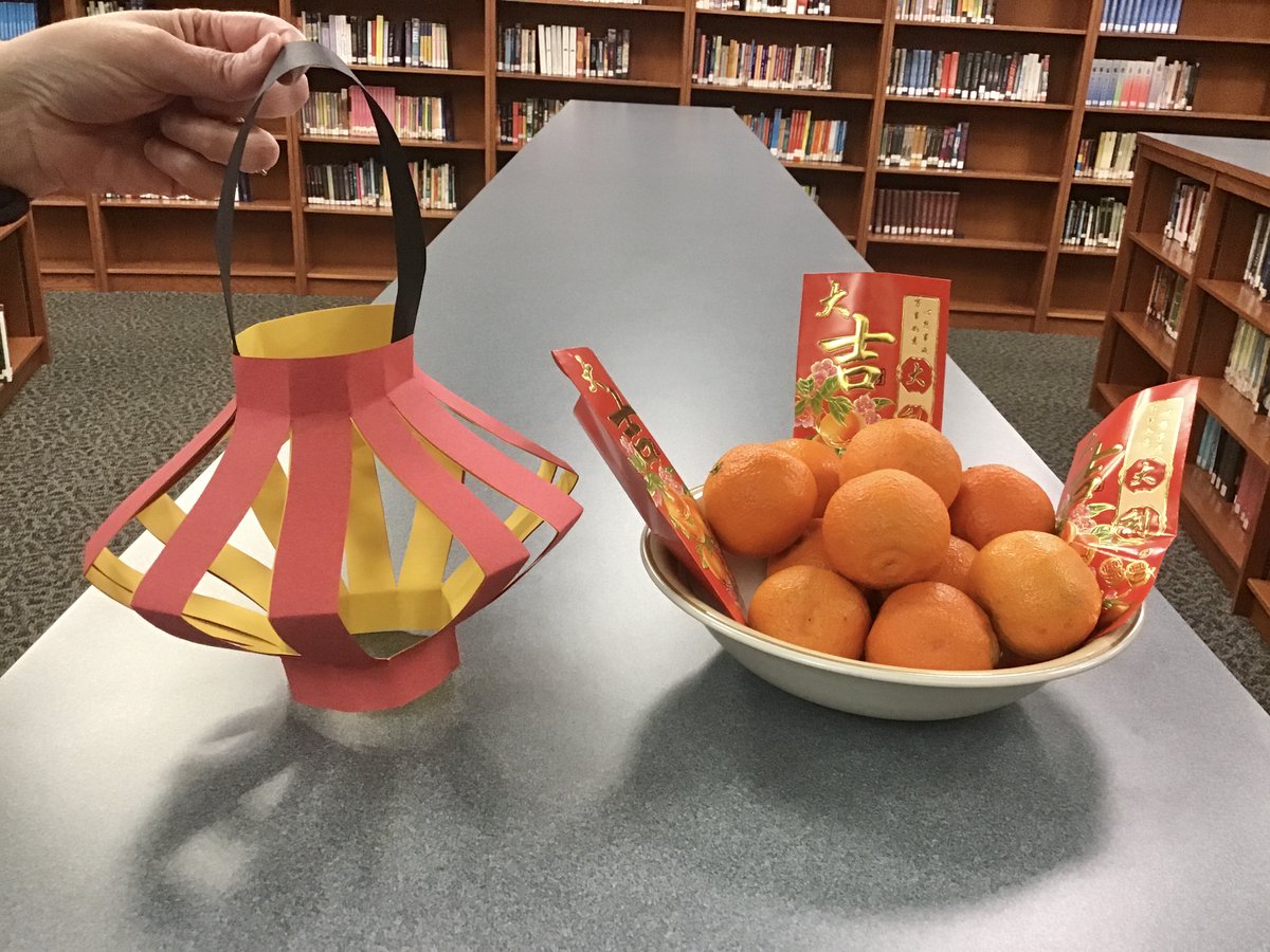 elcosdlibraries's tweet photo. A Life Skills Class read about Lunar New Year during library recently. We celebrated with oranges and red envelopes. They also created their own paper lanterns.
#loveyourlibrary #elcotogether #exploretheworldthroughbooks https://t.co/ImAyMFBAAV