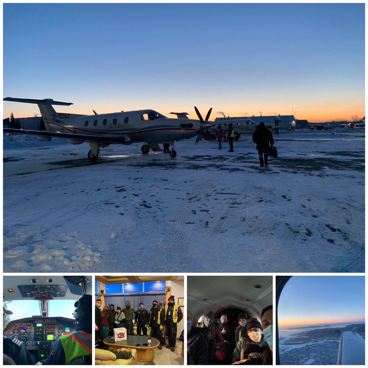 Offering vaccinations in remote communities involves so much logistics!  My team of <a href="/ornge/">Ornge</a> <a href="/queensu/">Queen's University</a> @CalianGroup is grateful to have Spencer &amp; Steve from <a href="/wasaya/">rivale.bnb | (💙,🧡)🌊📘</a>  to take us the 800km to our host community #opremoteimmunity