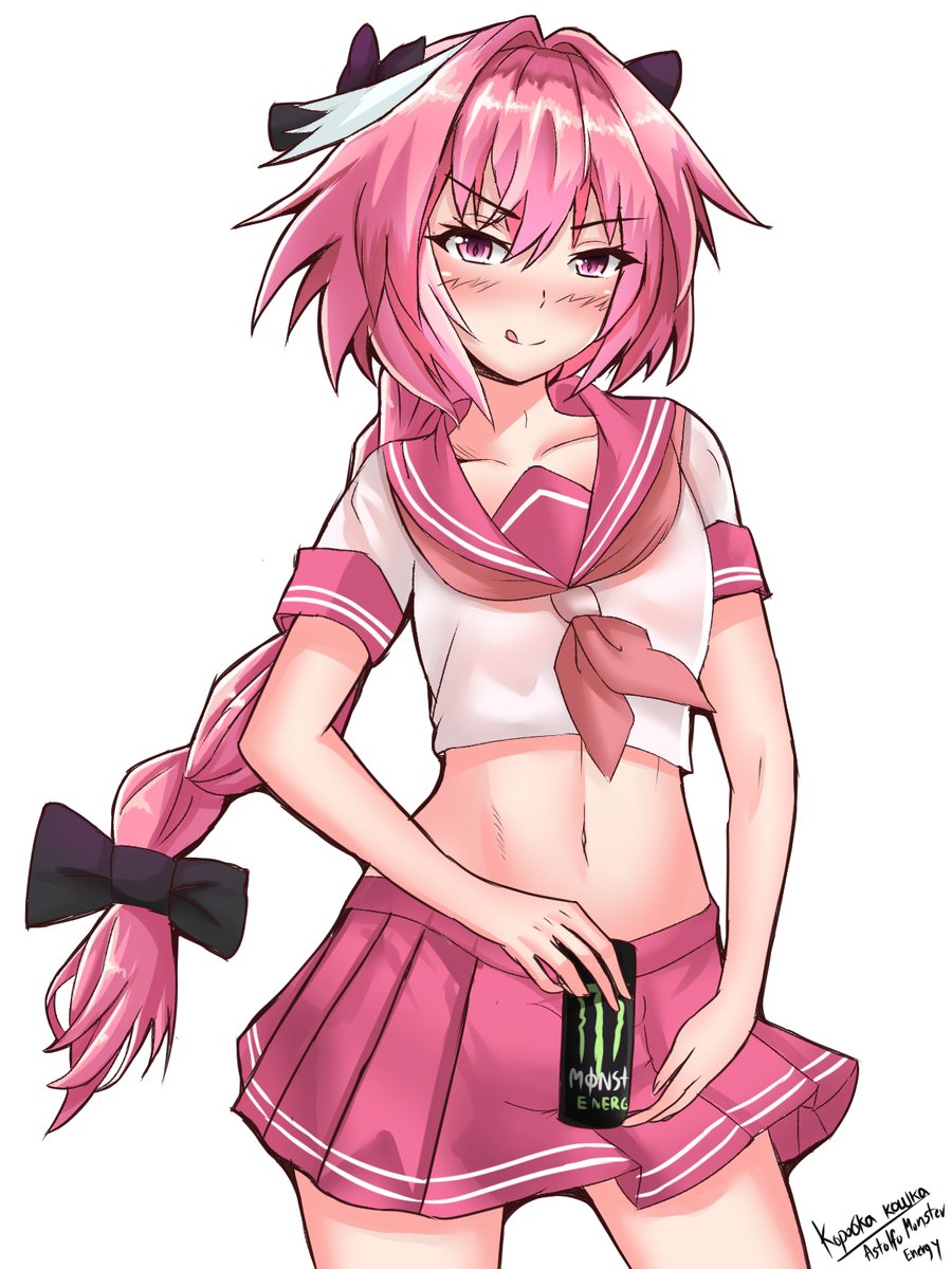 photo Astolfo Monster Can Tweet monster energy astolfo astolfo å·¨æ ¹