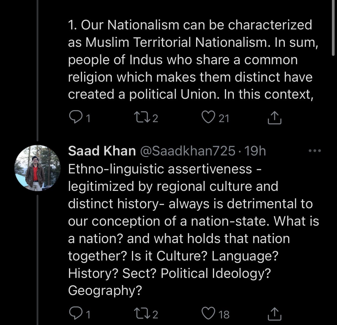 1. Believing that acceptance of local languages and history/culture is somehow detrimental to Islam and Pakistan is a rudimentary debate since no Muslim in the world is expected to shy away from their language. It is not as if other Muslims in the world don’t have their own -