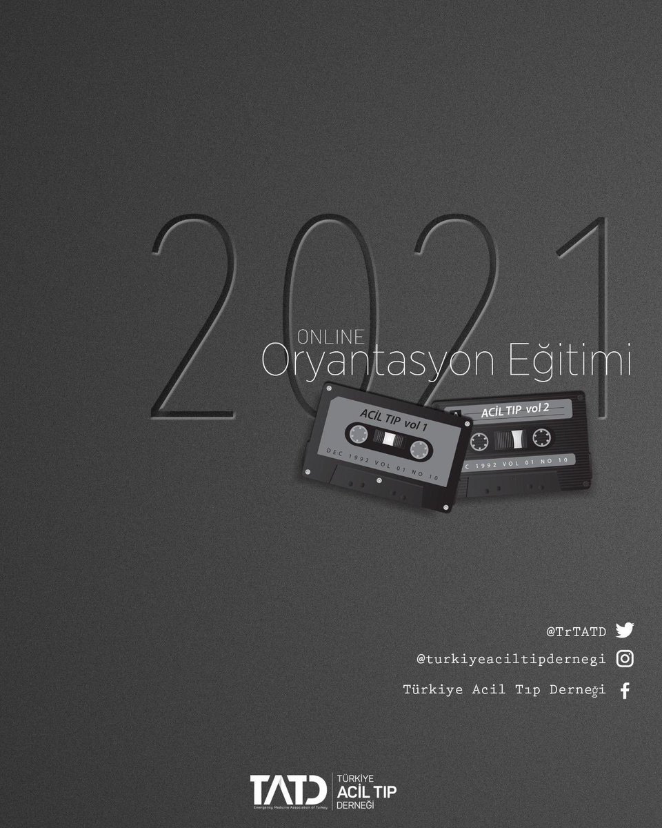 🚨“Acil Tıp Asistanıyım!”🚑
Aramıza, ailemize hoş geldin! Uzmanlığa giden yolda asistanlara kılavuzluk edecek temel ve önemli konuları bir arada bulacağınız, Acil Tıp’ta tek ve gelenekselleşen oryantasyon eğitimine hazır mıyız? Takipte kalın! Bilgi için 👉🏻bilgi@tatd.org.tr
