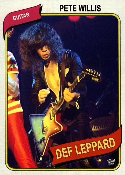 Happy Birthday to original Def Leppard Guitarist Pete Willis. He turns 61 today. 