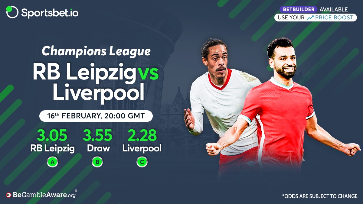 Sportsbetio's tweet photo. Both teams have won 4 games this #UCL season and will look to make it 5 tonight! ✋ ✅

Who will win when the Reds meet the Red Bulls in Budapest? 🏴󠁧󠁢󠁥󠁮󠁧󠁿 🇩🇪

Head to https://t.co/jn23lCdUaB and win big on this exciting match! 🤑

#ChampionsLeague #RBLFC #RBLeipzig #Liverpool https://t.co/U8w8hr69nV