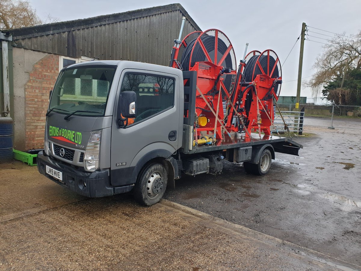 Looking good for delivery's today and staying in lincolnshire Homburg jetters on way to New homes