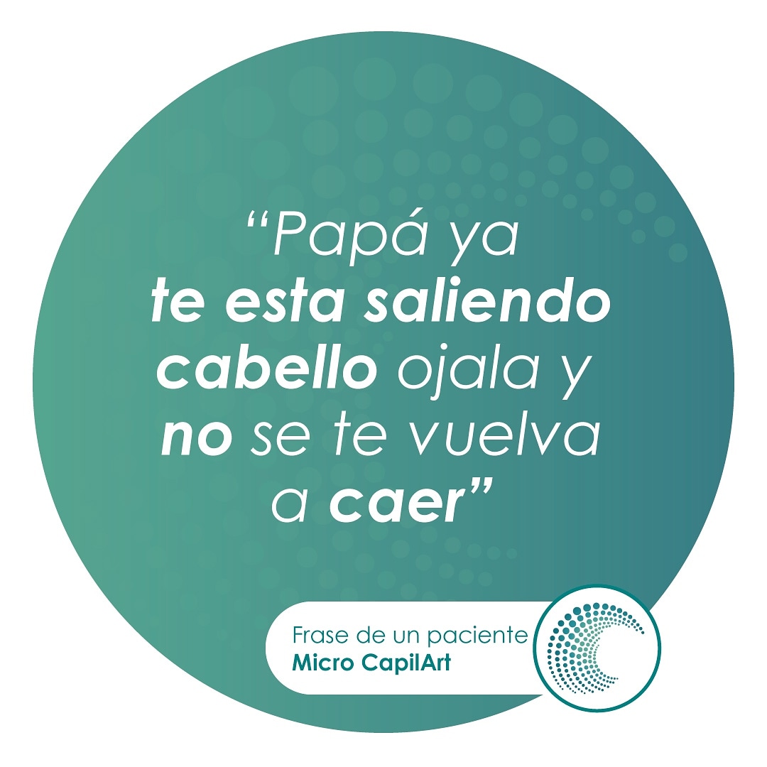 MicroCapilart's tweet photo. Esta frase la tomé del hijo de un paciente, el niño tenía unos 5 años y ante ver los resultados del procedimiento de micropigmentación capilar en su padre le hacia este comentario. ⁠
⁠ https://t.co/x6HoR1PBmu