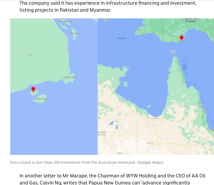 Let's examine the "leaked" documents, AS REPORTED:a little-known HK-registered company and its 2 leaders wrote to PNG govt proposing a $39 bln plan in building a city via BOT.The company also claimed to have similar experiences in Myanmar's New Yangoon City and Pakistan.9/