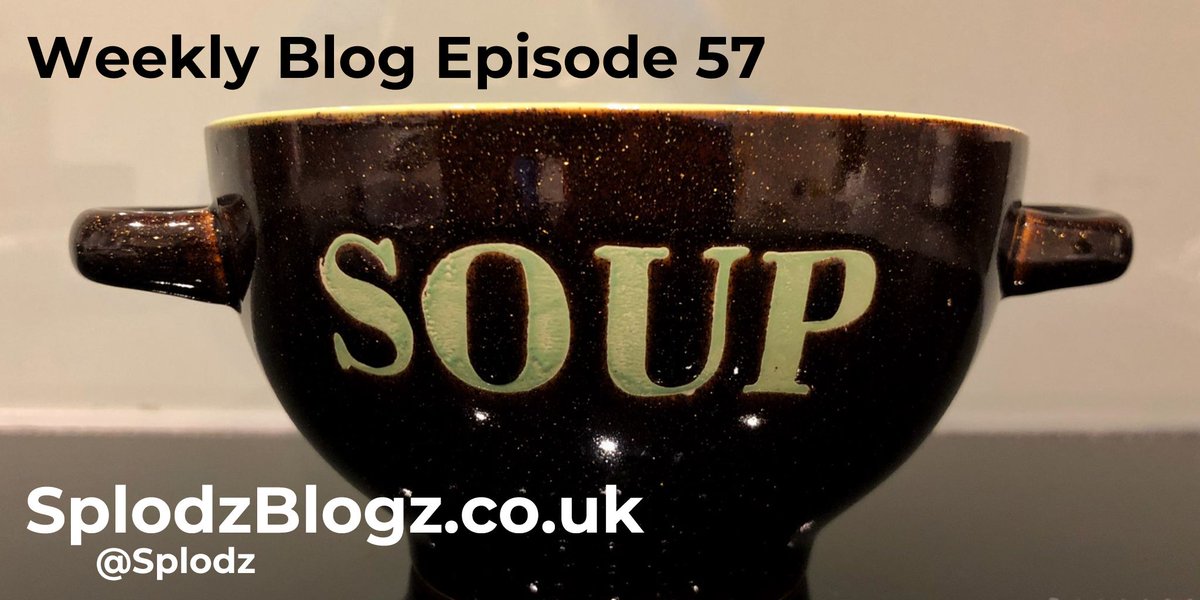 Splodz's tweet photo. This week's Sunday musings are all about hugs... I share my very simple mushroom soup recipe, perfect for a rainy day, and chat about the @BlurtAlerts Buddy Box I received from @hiurbanwanderer.
>> https://t.co/5V4CIUx2be
#BlurtBuddyBox #WeeklyBlog #NormalLife #LockdownDiaries https://t.co/d1YMD7rGLn