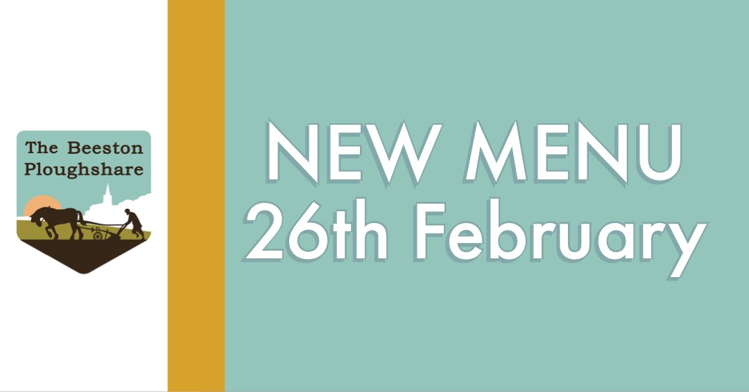 Our kitchen is now closed until 26th February, but keep your eyes peeled Monday, when we will be sharing our new menu!