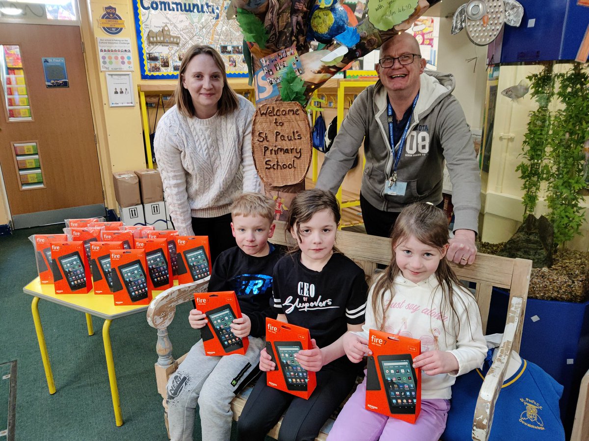 CandO Rotary (@rotarycando) on Twitter photo Pls RT-With help from generous local people& Charities we have donated Amazon Fires and/or stationery to every Primary in Church &Ossy.<a href="/AmazingAccy/">Amazing Accrington</a> <a href="/LiveLancs/">Lancs Live</a> @SarBritcliffeMP <a href="/BumbleCricket/">David 'Bumble' Lloyd</a> <a href="/HyndburnCouncil/">Hyndburn Borough Council</a> <a href="/AmazonUK/">Amazon.co.uk</a> <a href="/accrosscollege/">Accrington & Rossendale College</a> Pls RT-With help from generous local people& Charities we have donated Amazon Fires and/or stationery to every Primary in Church &Ossy.<a href="/AmazingAccy/">Amazing Accrington</a> <a href="/LiveLancs/">Lancs Live</a> @SarBritcliffeMP <a href="/BumbleCricket/">David 'Bumble' Lloyd</a> <a href="/HyndburnCouncil/">Hyndburn Borough Council</a> <a href="/AmazonUK/">Amazon.co.uk</a> <a href="/accrosscollege/">Accrington & Rossendale College</a>