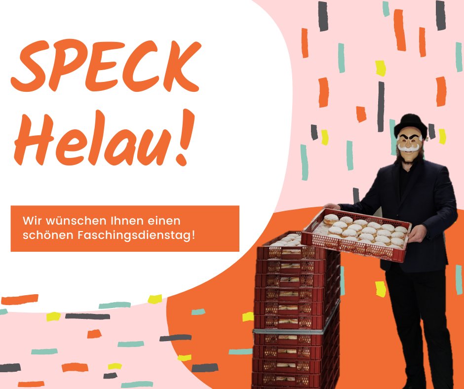 Unser ITler Alex hat sich heute als MR. Robot verkleidet und verteilt Krapfen. 

An alle Faschingsnarren: Ein dreifachdonnerndes SPECK Helau!
SPECK Helau!
SPECK Helau!
SPECK Helau!
#fasching #karneval #karneval2021