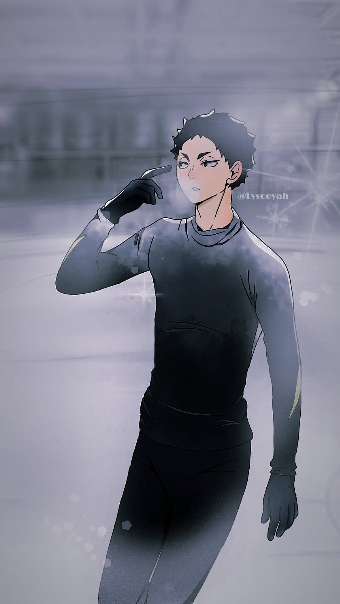 haikyuu season 4, akaashi and bokuto <33