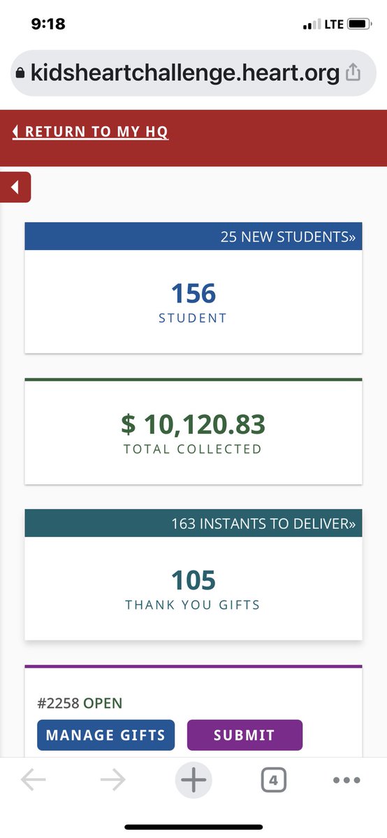 Thanks to our HSES students and HSES families for the overwhelming online donations responses for 2021 KidsHeartChallenge. We surpassed our collections record from 2020 $7200. 👀below! We’re not done yet ❤️👍🏻