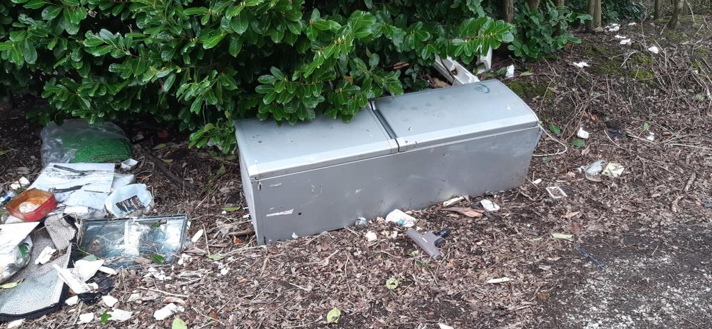 A fridge and a bridge.